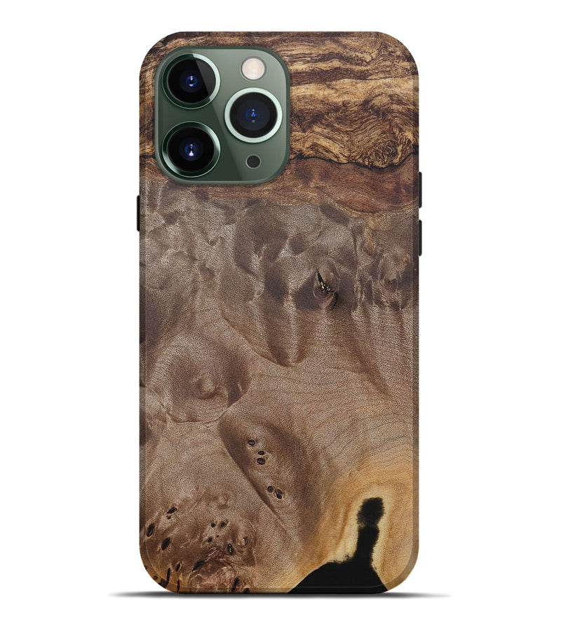 iPhone 13 Pro Max Wood+Resin Live Edge Phone Case - April (Wood Burl, 683587)
