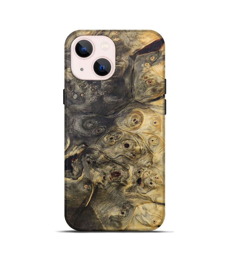 iPhone 13 mini Wood+Resin Live Edge Phone Case - Sonia (Wood Burl, 683593)