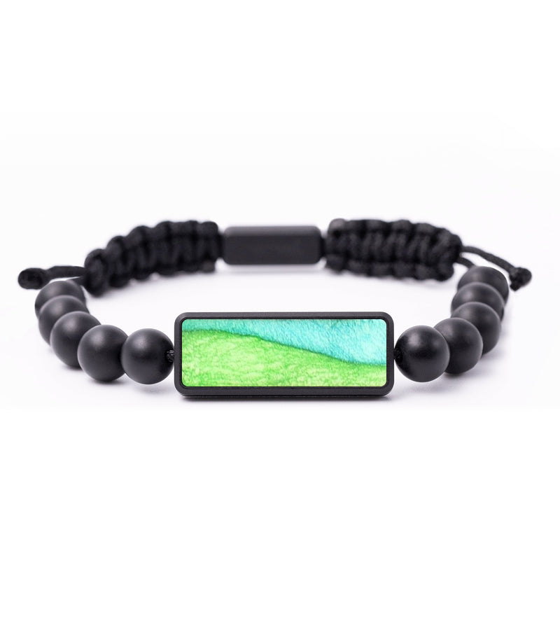 Onyx Bead ResinArt Bracelet - Reid (Watercolor, 683768)
