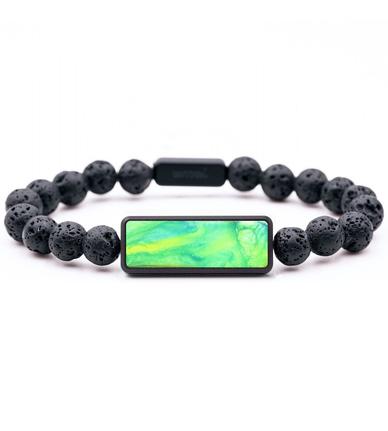Lava Bead ResinArt Bracelet - Ibrahim (Watercolor, 683789)