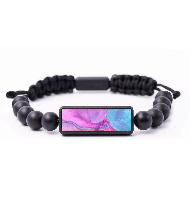 Onyx Bead ResinArt Bracelet - Phoenix (Watercolor, 683798)