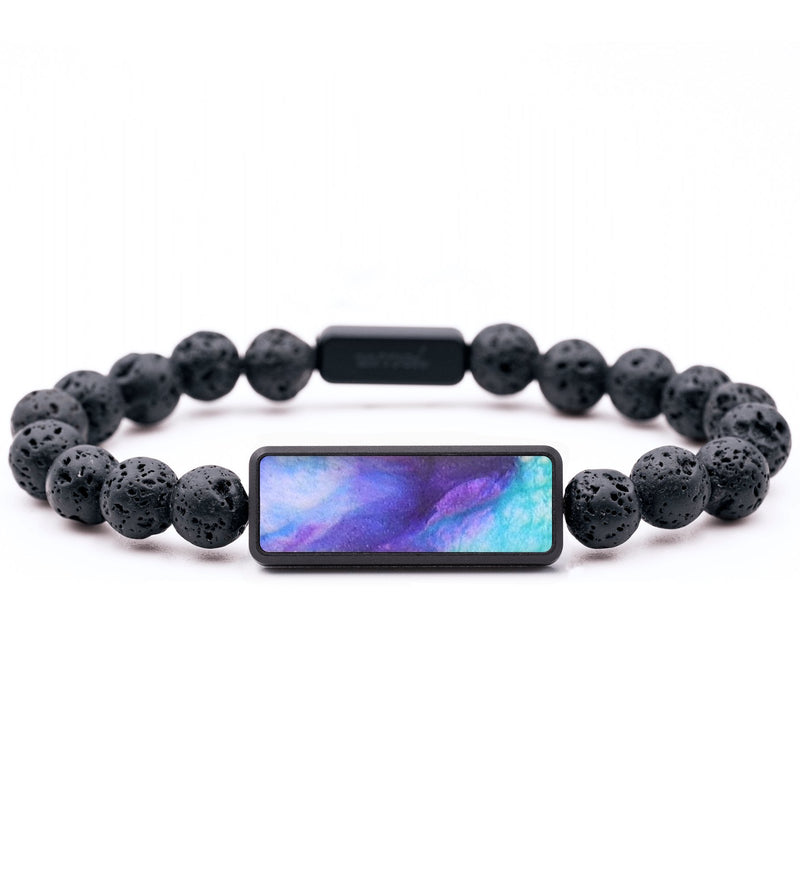 Lava Bead ResinArt Bracelet - Cecil (Watercolor, 683806)
