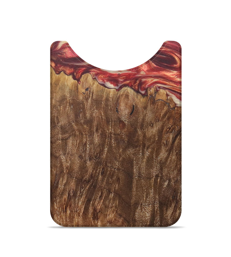 Live Edge Wood+Resin Wallet - Andrew (Red, 684290)
