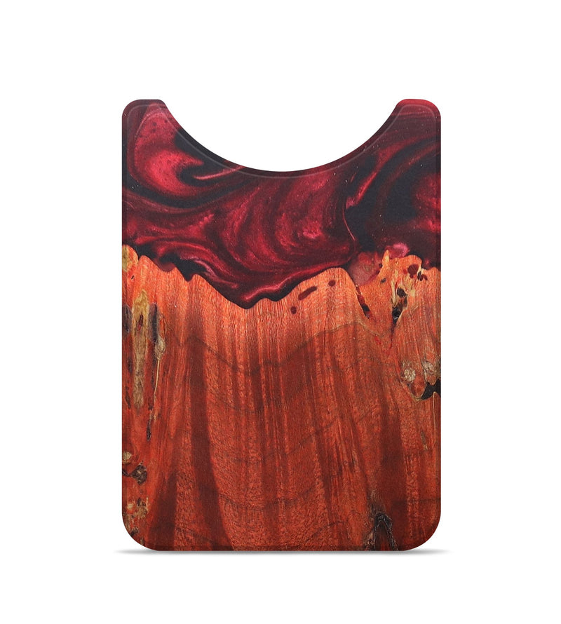 Live Edge Wood+Resin Wallet - Danny (Red, 684346)