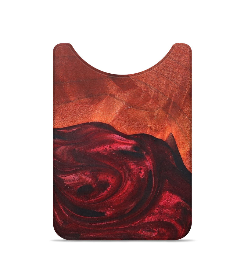 Live Edge Wood+Resin Wallet - Marvin (Red, 684347)