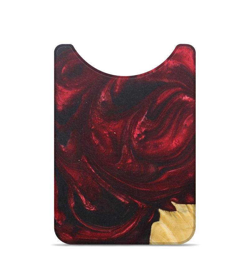 Live Edge Wood+Resin Wallet - Barrett (Red, 684349)