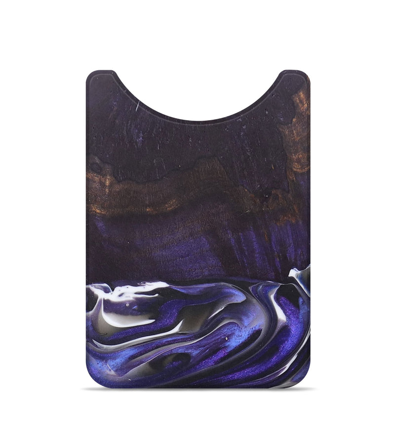 Live Edge Wood+Resin Wallet - Gia (Purple, 684350)