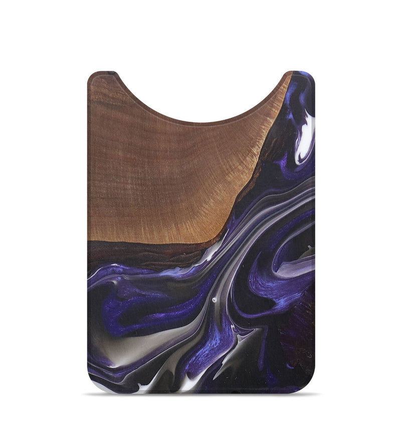 Live Edge Wood+Resin Wallet - Hayes (Purple, 684351)
