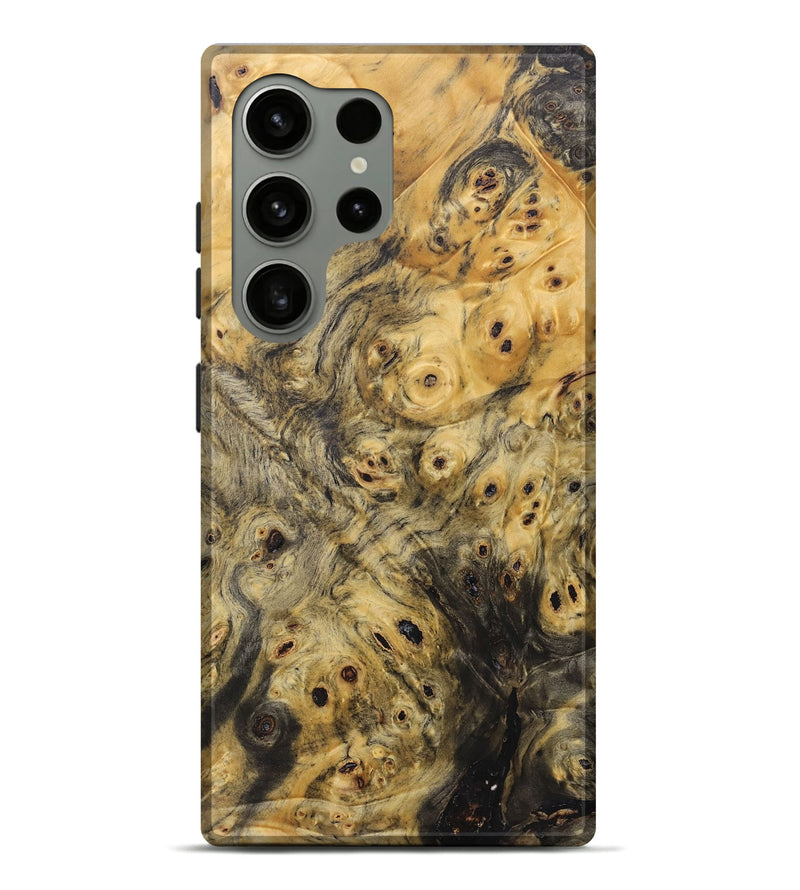 Galaxy S24 Ultra Wood+Resin Live Edge Phone Case - Kari (Wood Burl, 684377)