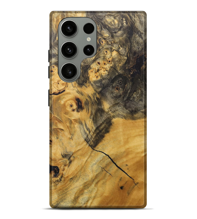 Galaxy S23 Ultra Wood+Resin Live Edge Phone Case - Frederick (Wood Burl, 684379)