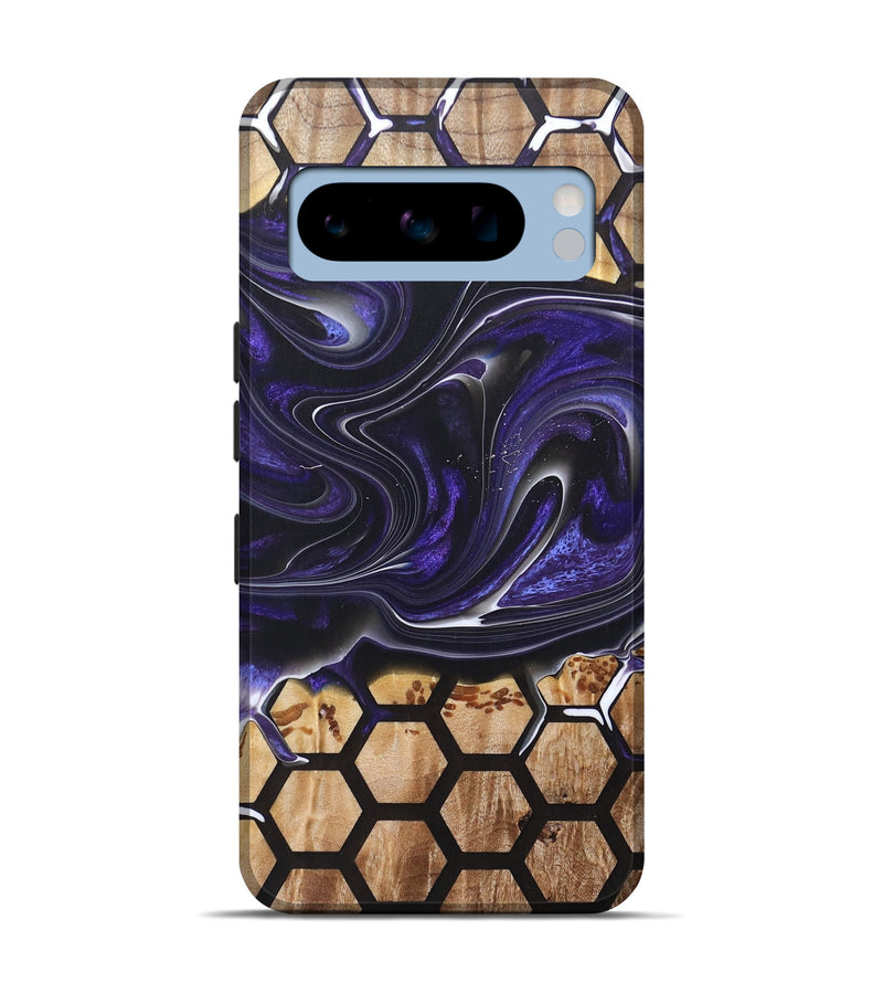 Pixel 8 Pro Wood+Resin Live Edge Phone Case - Louis (Pattern, 684404)