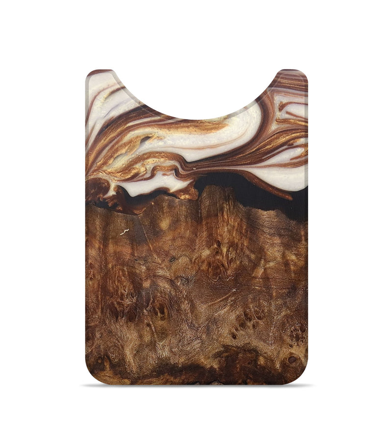Live Edge Wood+Resin Wallet - Malakai (Black & White, 684477)