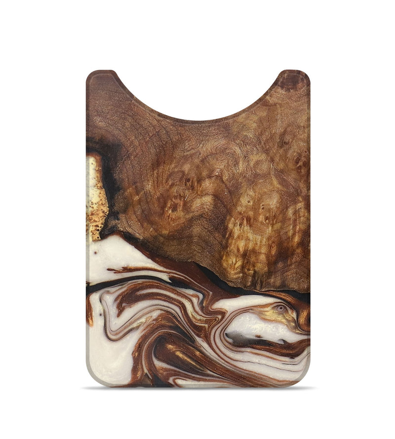 Live Edge Wood+Resin Wallet - Herbert (Black & White, 684479)