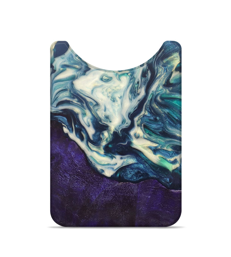 Live Edge Wood+Resin Wallet - Arlo (Blue, 684518)