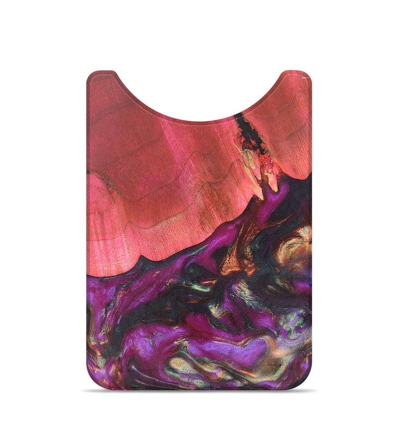 Live Edge Wood+Resin Wallet - Rylee (Purple, 684523)