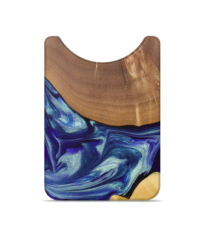 Live Edge Wood+Resin Wallet - Malaysia (Purple, 684526)
