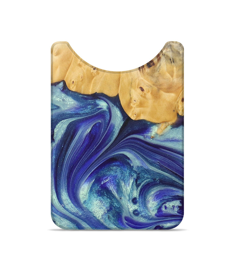 Live Edge Wood+Resin Wallet - Otis (Purple, 684527)