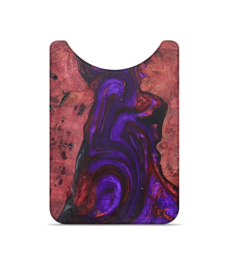Live Edge Wood+Resin Wallet - Malakai (Purple, 684531)