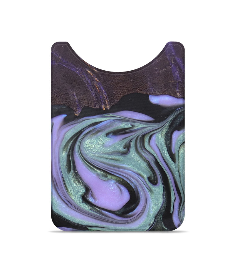 Live Edge Wood+Resin Wallet - Porter (Purple, 684536)