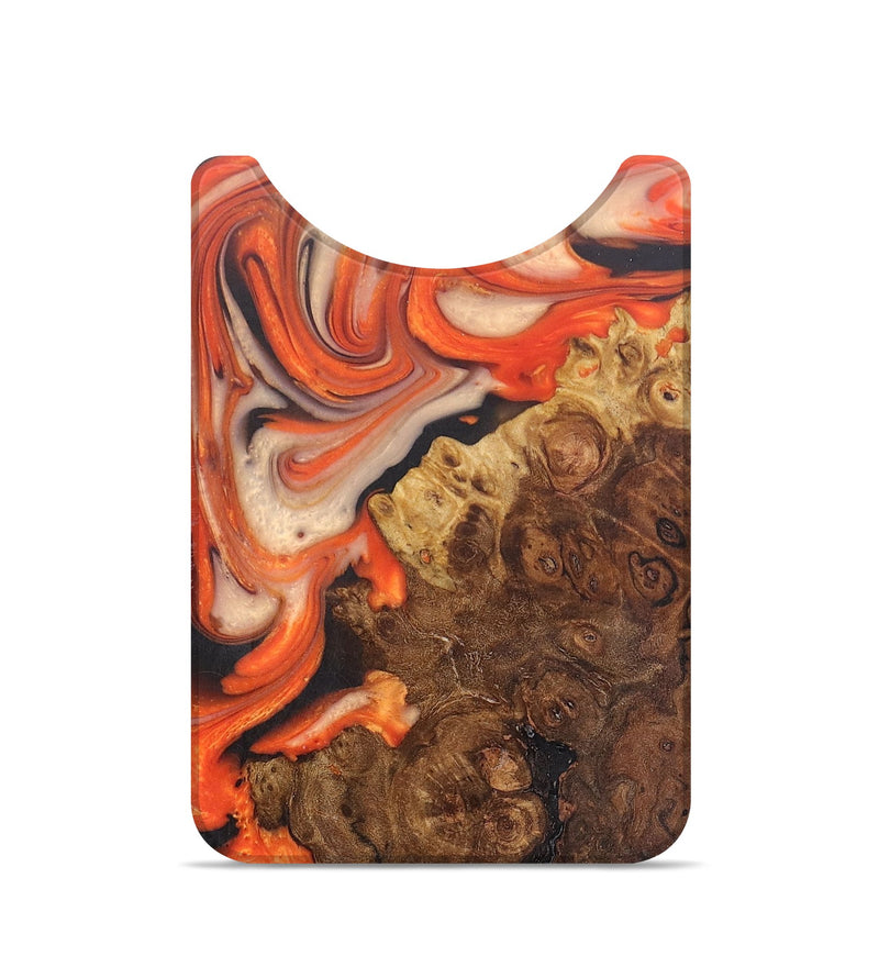 Live Edge Wood+Resin Wallet - Gale (Red, 684537)