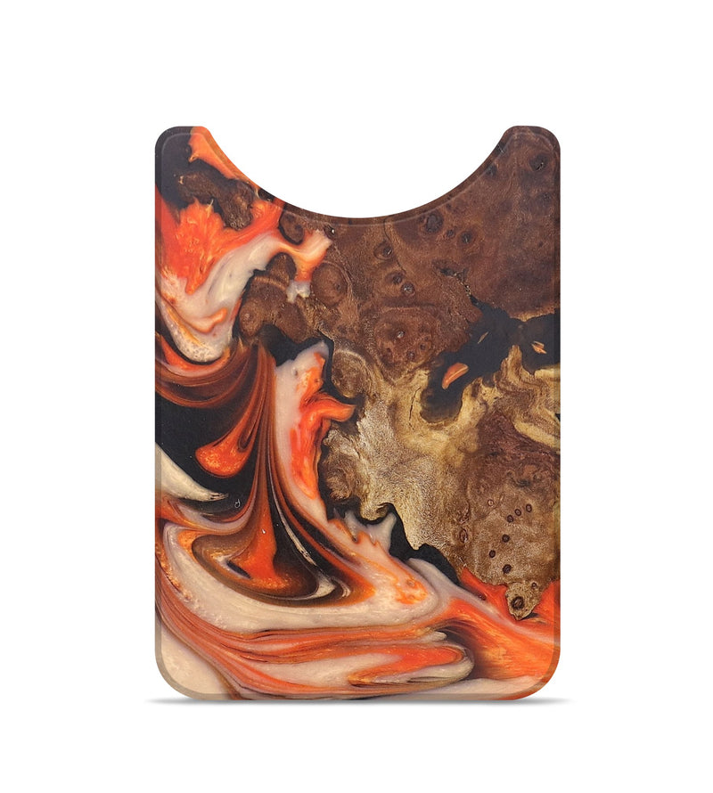 Live Edge Wood+Resin Wallet - Jack (Red, 684538)