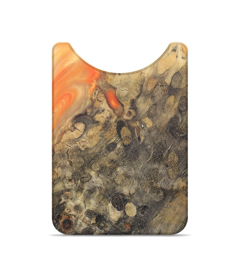 Live Edge Wood+Resin Wallet - Beulah (Red, 684539)
