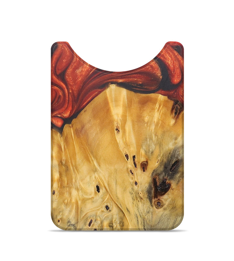 Live Edge Wood+Resin Wallet - Chad (Red, 684542)