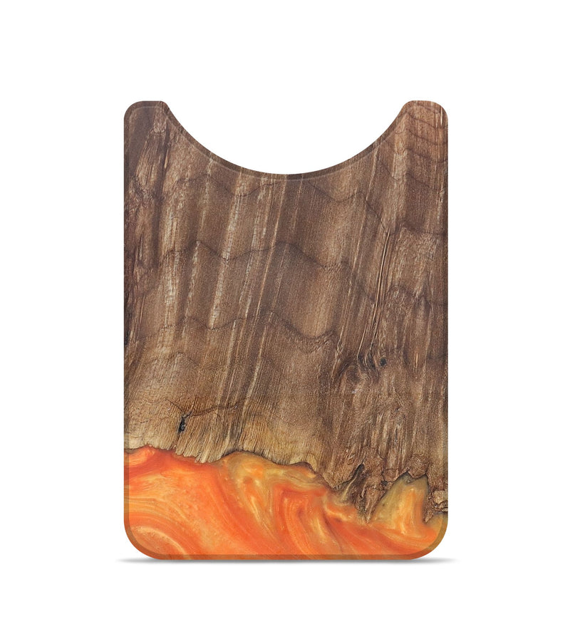Live Edge Wood+Resin Wallet - Makayla (Red, 684544)