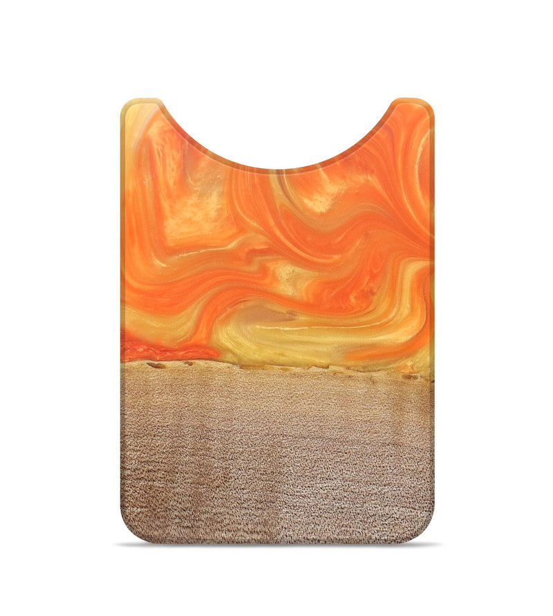 Live Edge Wood+Resin Wallet - Ron (Red, 684548)