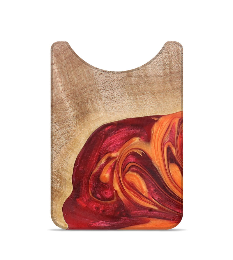 Live Edge Wood+Resin Wallet - Colby (Red, 684550)