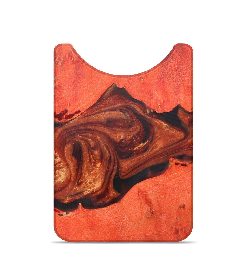 Live Edge Wood+Resin Wallet - Calvin (Red, 684552)