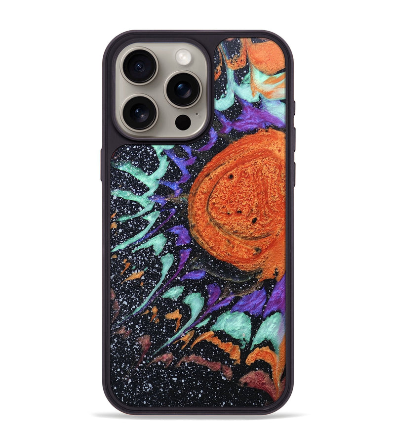 iPhone 15 Pro Max Wood+Resin Phone Case - Bennie (Orbit, 684707)