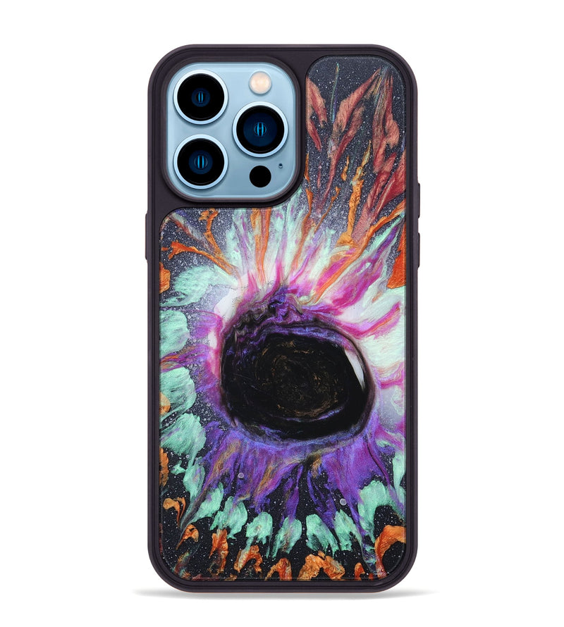 iPhone 14 Pro Max Wood+Resin Phone Case - Connie (Orbit, 684708)