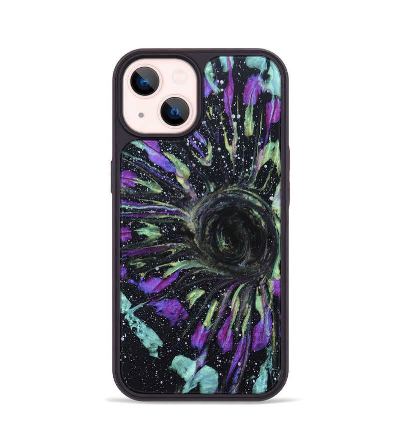 iPhone 14 Wood+Resin Phone Case - Theresa (Orbit, 684709)