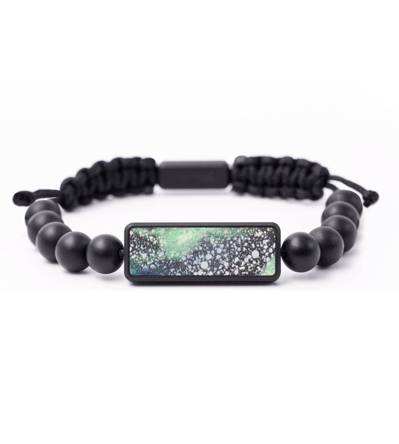 Onyx Bead ResinArt Bracelet - Sondra (Cosmos, 684788)