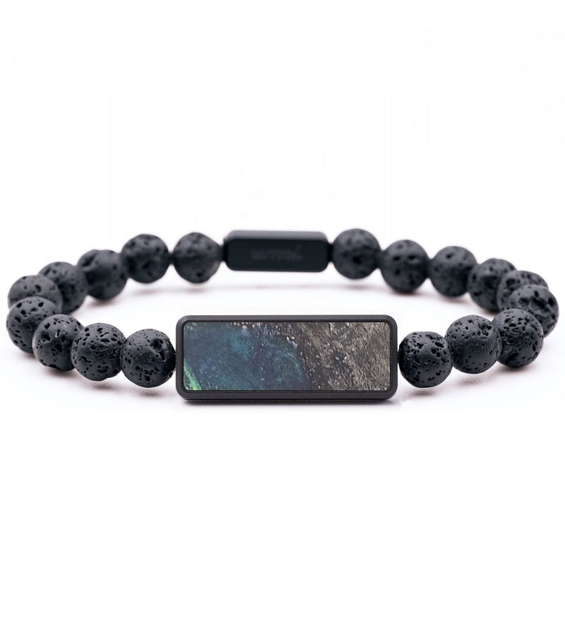 Lava Bead Wood+Resin Bracelet - Ariyah (Cosmos, 684791)