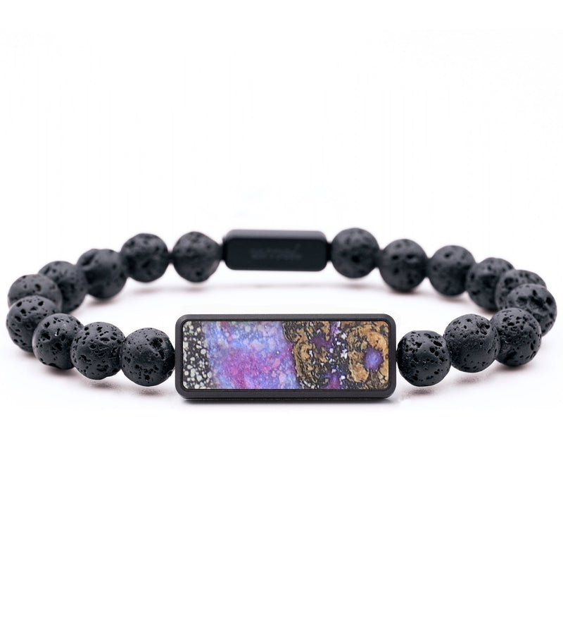 Lava Bead Wood+Resin Bracelet - Ariel (Cosmos, 684796)