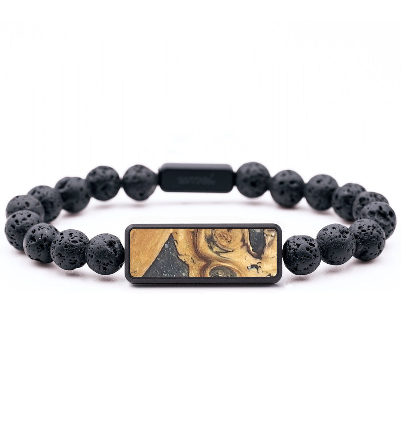 Lava Bead Wood+Resin Bracelet - Lawrence (Cosmos, 684799)