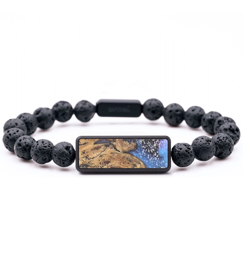 Lava Bead Wood+Resin Bracelet - Caylee (Cosmos, 684800)