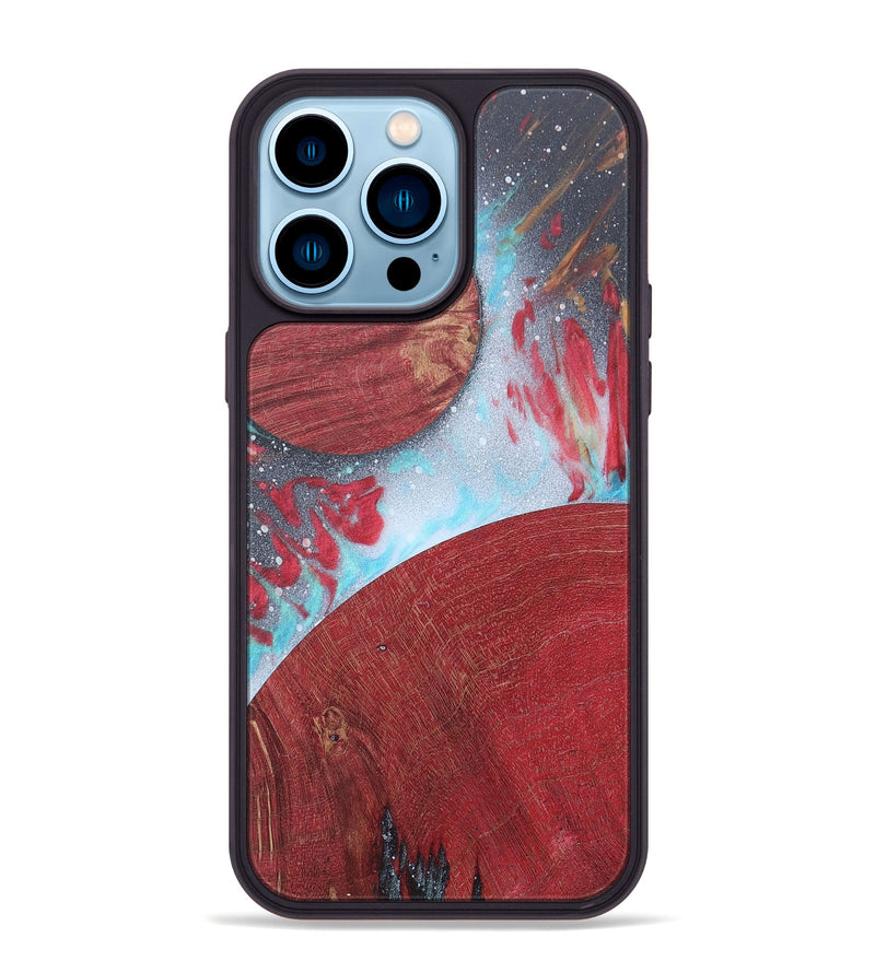 iPhone 14 Pro Max Wood+Resin Phone Case - Tia (Orbit, 684894)