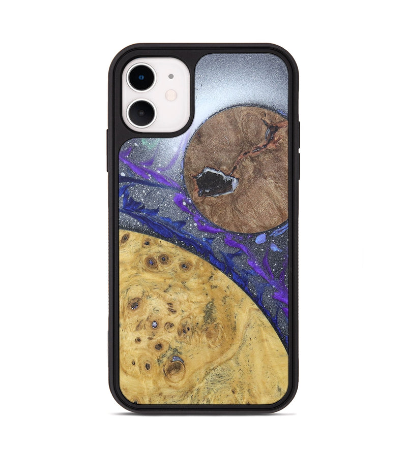 iPhone 11 Wood+Resin Phone Case - Sean (Orbit, 684901)