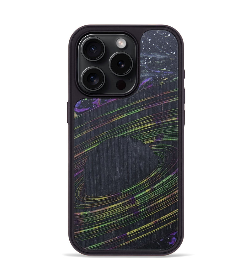 iPhone 15 Pro Wood+Resin Phone Case - Saul (Orbit, 684922)