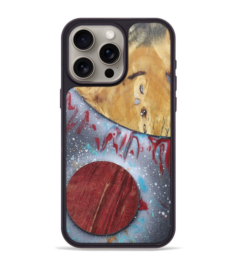 iPhone 15 Pro Max Wood+Resin Phone Case - Rachel (Orbit, 684927)