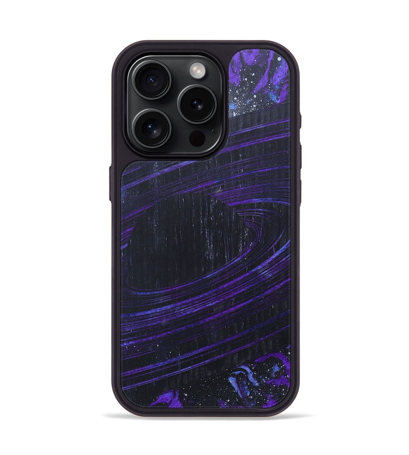 iPhone 15 Pro Wood+Resin Phone Case - Zane (Orbit, 684947)