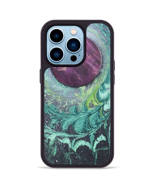 iPhone 14 Pro Wood+Resin Phone Case - Adaline (Orbit, 684956)