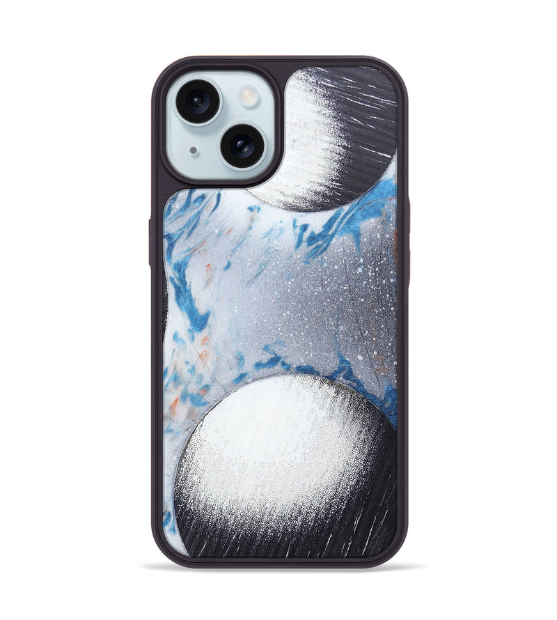iPhone 15 Wood+Resin Phone Case - Chasity (Orbit, 684960)