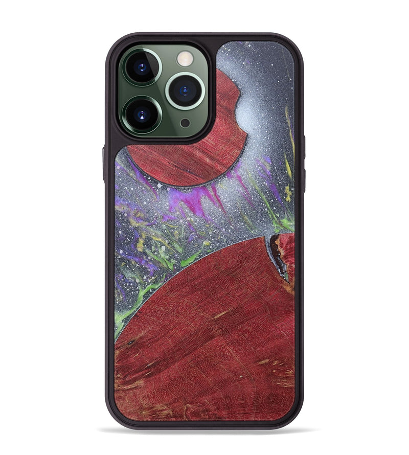 iPhone 13 Pro Max Wood+Resin Phone Case - Kari (Orbit, 684968)