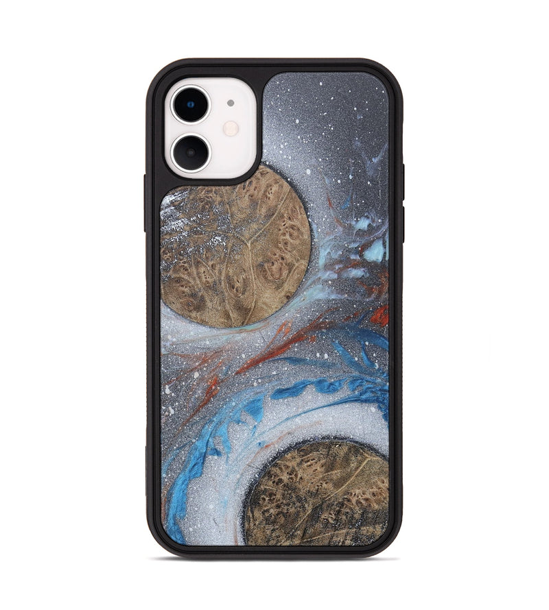 iPhone 11 Wood+Resin Phone Case - Woodrow (Orbit, 684973)