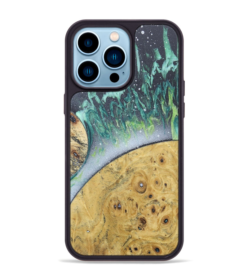 iPhone 14 Pro Max Wood+Resin Phone Case - Clay (Orbit, 684997)