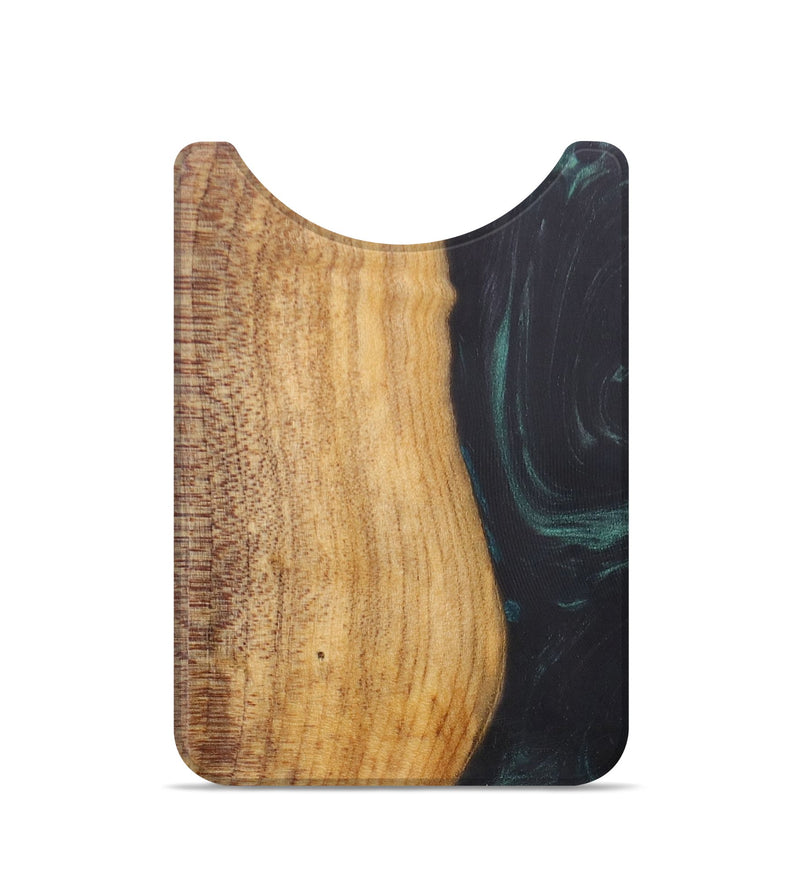 Live Edge Wood+Resin Wallet - Savannah (Black & White, 685009)